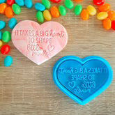 It Takes a Big Heart Cookie Cutter & Fondant Stamp - The Party Room